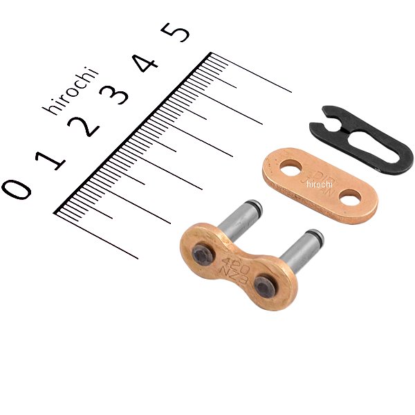 4525516180948 DID 大同工業 チェーン 420NZ3 ノンシール シリーズ クリップジョイント ゴールド