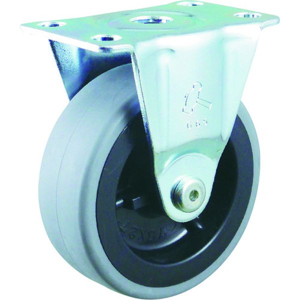 420RL65 ハンマーキャスター(株) ハンマー Gシリーズ 固定 PPホイールエラストマー巻車 65mm