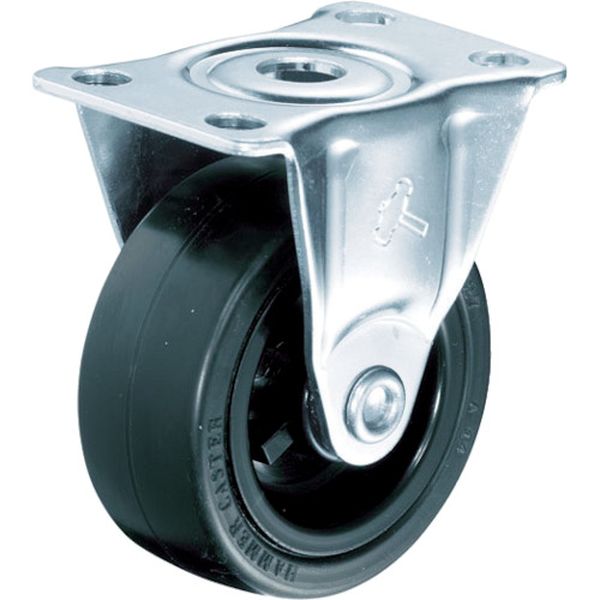 420RR65 125-2925 ハンマーキャスター(株) ハンマー キャスター固定ゴム車65mm