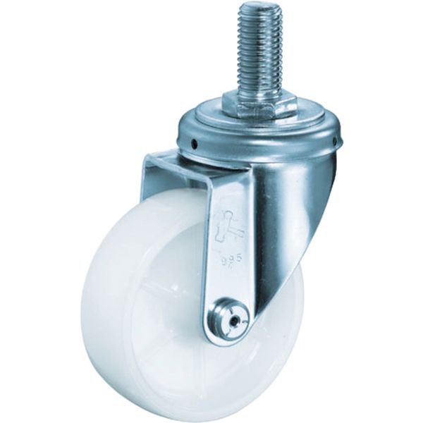 420SAN125 367-1348 ハンマーキャスター(株) ハンマー ねじ込み旋回式ナイロン車輪 125mm