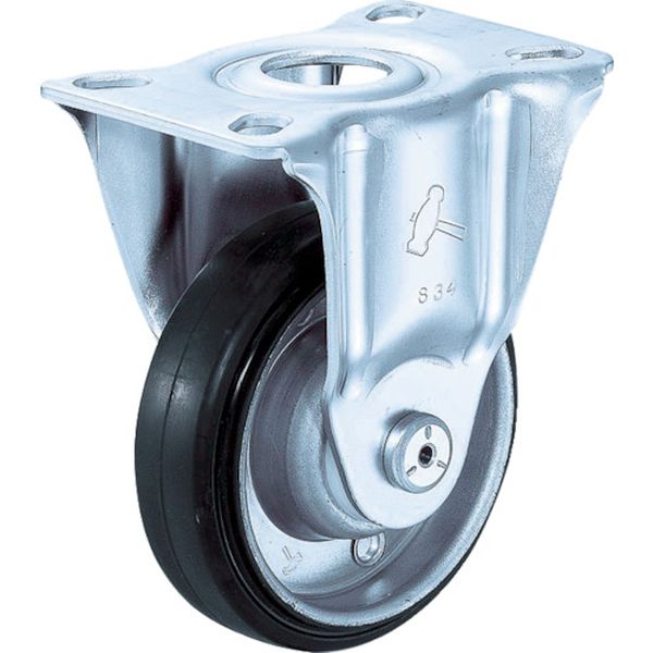 420SR1R150 342-2488 ハンマーキャスター(株) ハンマー 2S型 固定 ゴム車 150mm 新型