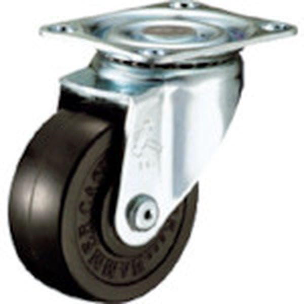 420SR65 125-1562 ハンマーキャスター(株) ハンマー 旋回式ゴム車輪 65mm