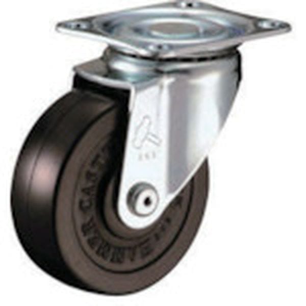 420SR75 125-1589 ハンマーキャスター(株) ハンマー 旋回式ゴム車輪 75mm