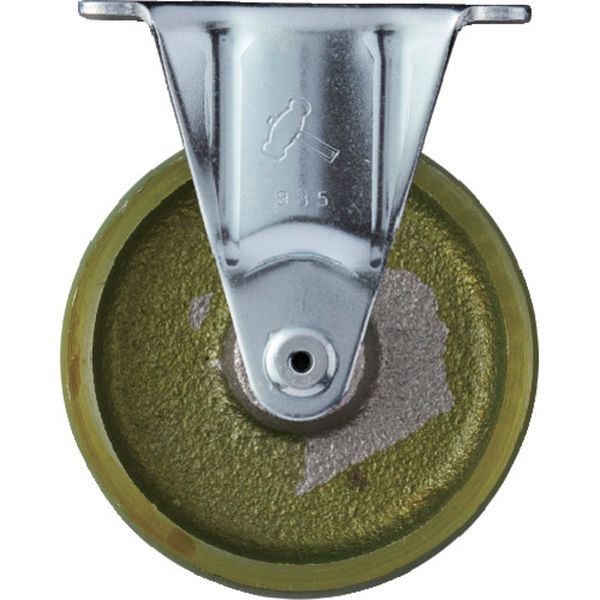 420SRC75 814-2890 ハンマーキャスター(株) ハンマー プレート式固定鋳物キャスター 75径 Sシリーズ