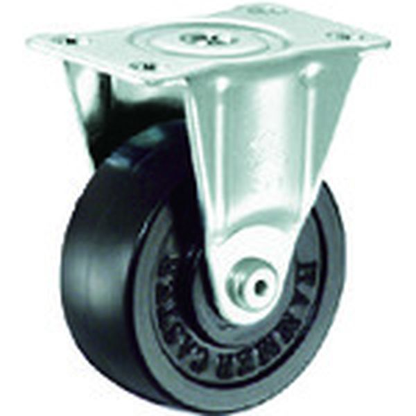 420SRR65 125-1872 ハンマーキャスター(株) ハンマー 固定式ゴム車輪 65mm