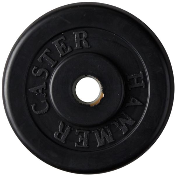 425ER50 814-4665 ハンマーキャスター(株) ハンマー ゴム一体車輪 樹脂ブッシュ入り 50mm