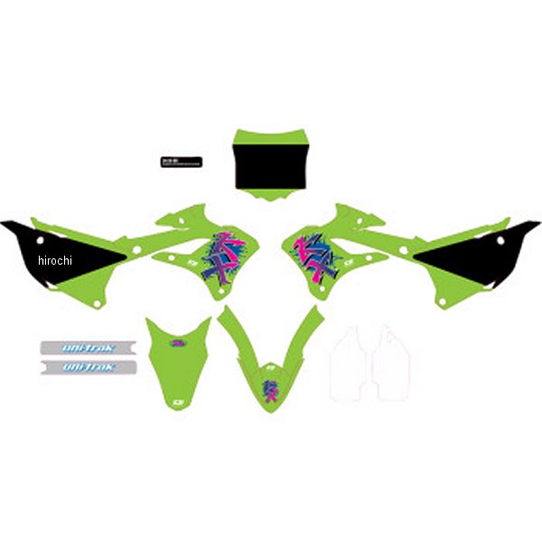 20-20-361 D'cor Visuals グラフィックキット KX RETRO 22年-24年 KX85、KX112