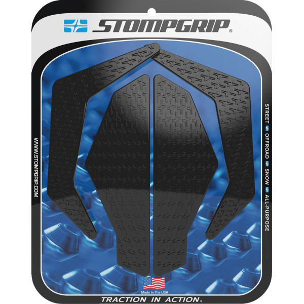 55-14-0187B ストンプグリップ STOMPGRIP TANK GRIPS-BLACK ICON