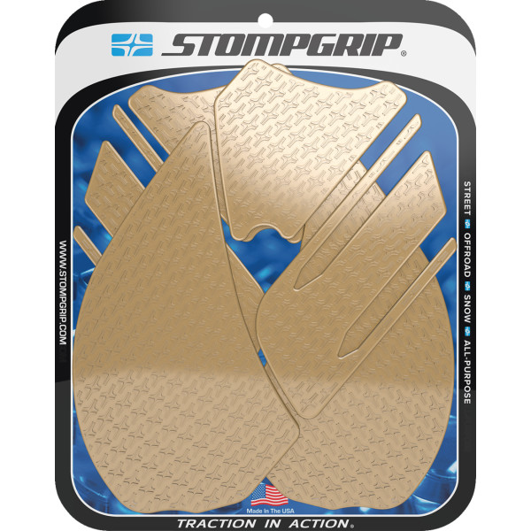 55-14-0042C ストンプグリップ STOMPGRIP TANK GRIPS-CLEAR ICON
