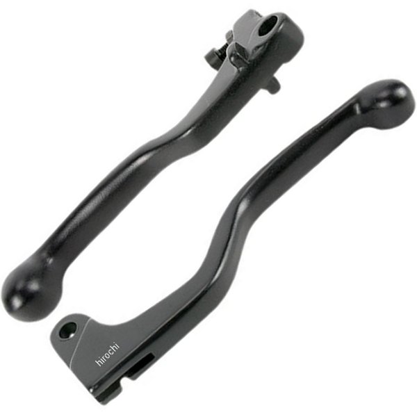44-5107 Parts Unlimited レバーセット ショート 84年-91年 CR500R、CR250R、CR125R 黒