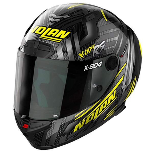 44635 ノーラン NOLAN フルフェイスヘルメット X-804RS ULTRA CARBON STONER SPECTRE YELLOW/19 Lサイズ