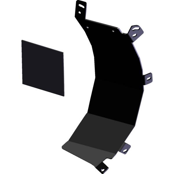 4501-1164 Kfi Products Pro-Poly サイドシールド パッセンジャー 黒