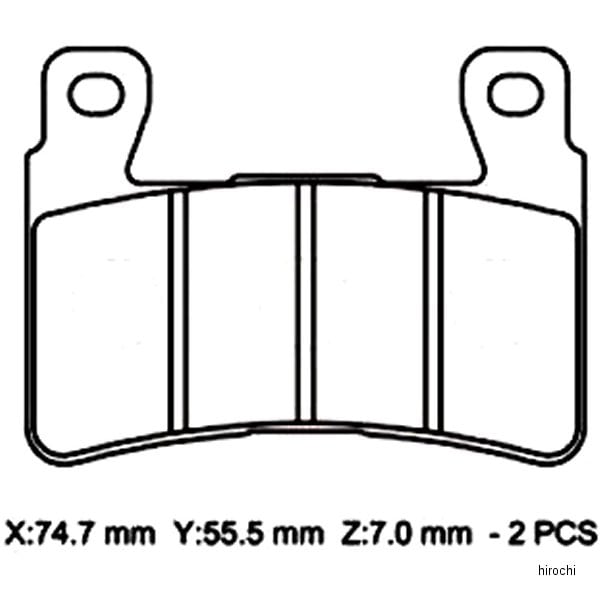 NTB ブレーキパッド CBR600F