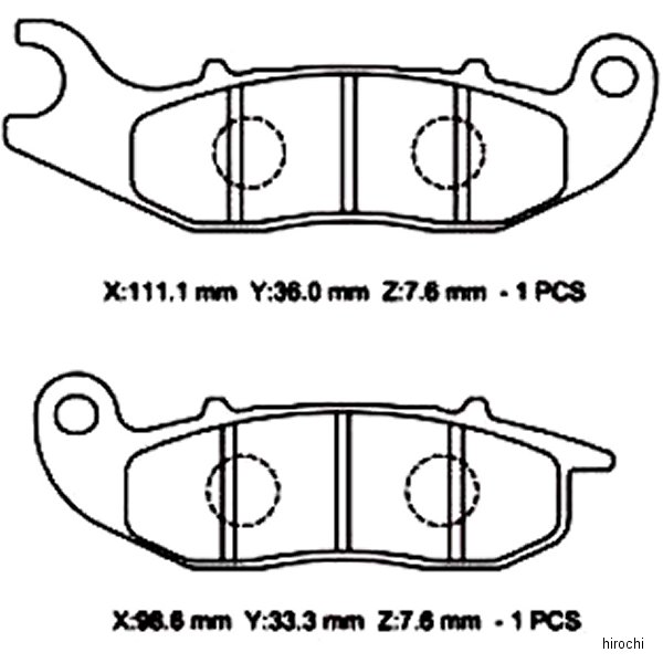 A61-041HN NTB ブレーキパッド CRF250
