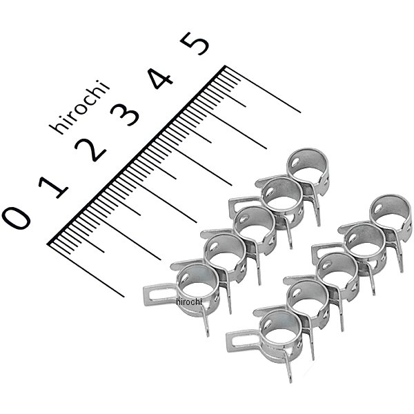 BC8.0 NTB ホースクランプ 3価黒メート処理 10個入り TS068-06-00-T