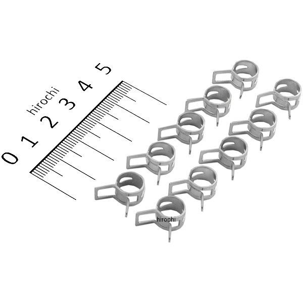 BC9.0 NTB ホースクランプ 3価黒メート処理 10個入り TS080-06-00-T