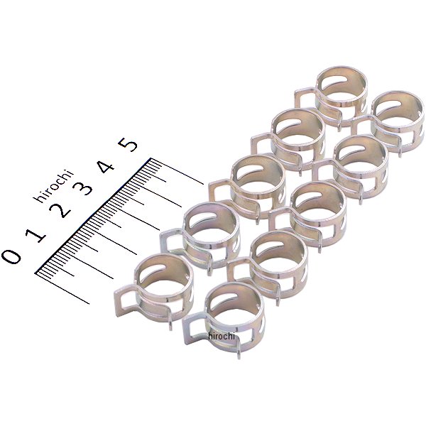 BC15.5 NTB ホースクランプ 3価黒メート処理 10個入り TS130-06-00-T