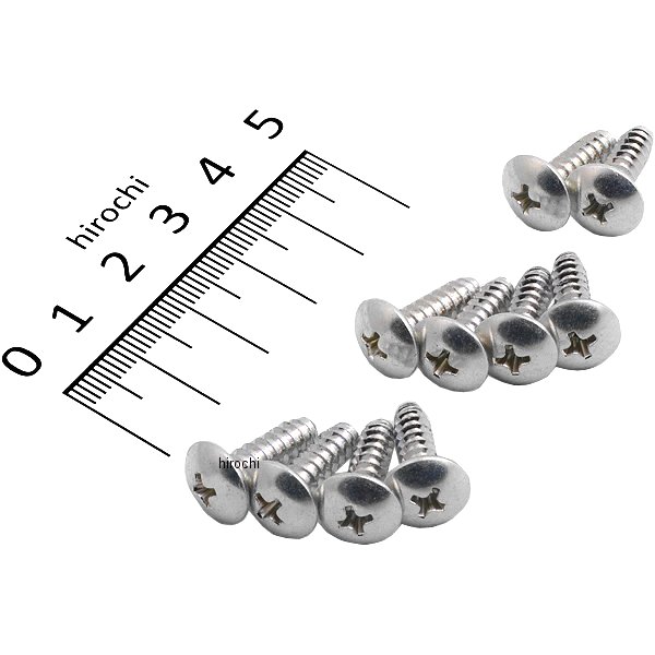 TSH-028-10 NTB タッピングスクリュー トラス頭 ホンダ用 5mm×16mm シルバー 10本入り