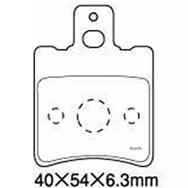 A61-002YN NTB ブレーキパッド フロント 95年-00年 スーパージョグZR YA256