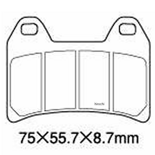 NTB ブレーキパッド フロント 95年-96年 XJR400 YA262