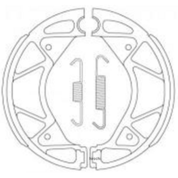 A6-BS5ML NTB ブレーキシュー リア マジェスティ 5ML-XF533-00