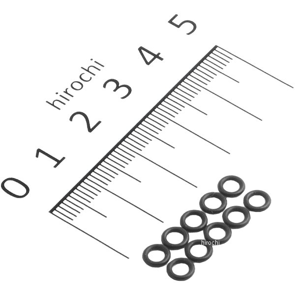 UCO-002PS-10 NTB Oリング φ5 パイロットスクリュー用 10個入り 13295-29900、92055-1002