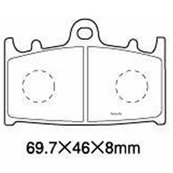 A61-006SN NTB ブレーキパッド フロント 90年-00年 GSX1100カタナ、RGV250ガンマ SZ344