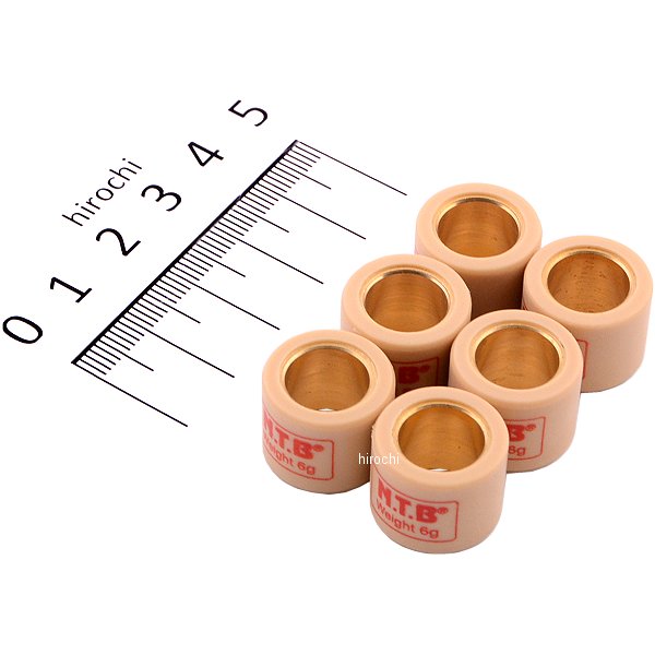 WH16-6.0 NTB ウエイトローラー 01年-07年 スマートディオ 16φ×13 6.0g 1セット6個入り