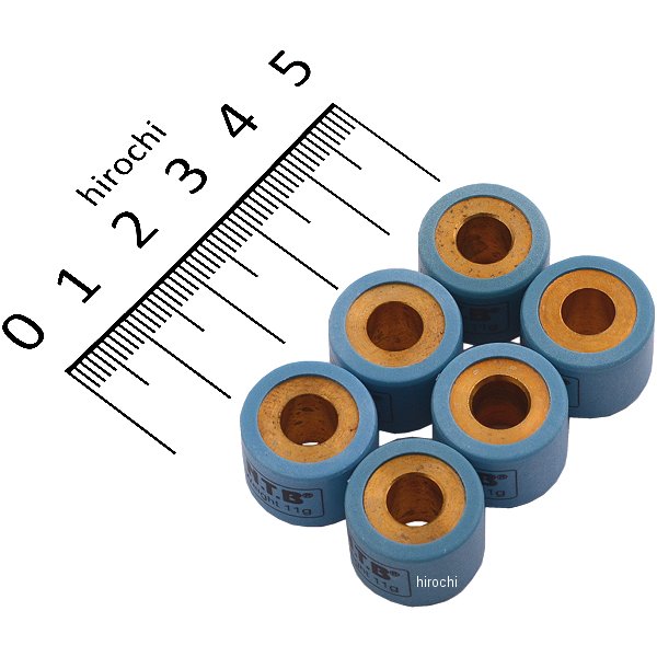 WH16-11.0 NTB ウエイトローラー 91年-01年 ライブディオ、ジャイロUP 16φ×13 11.0g 1セット6個入り