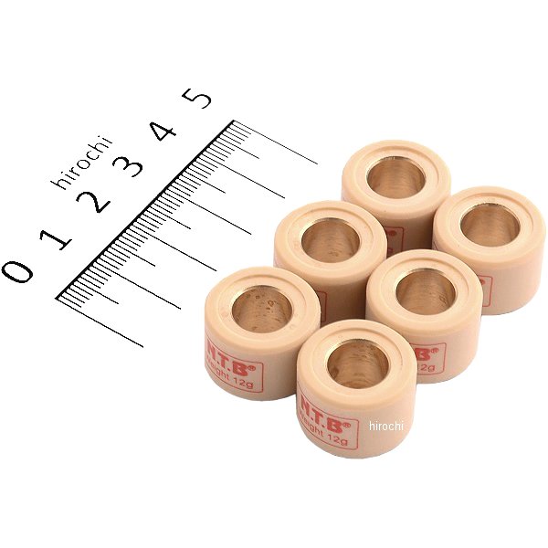 WH18-12 NTB ウエイトローラー 98年-02年 リード100 JF06 18φ×13 12.0g 1セット6個入り