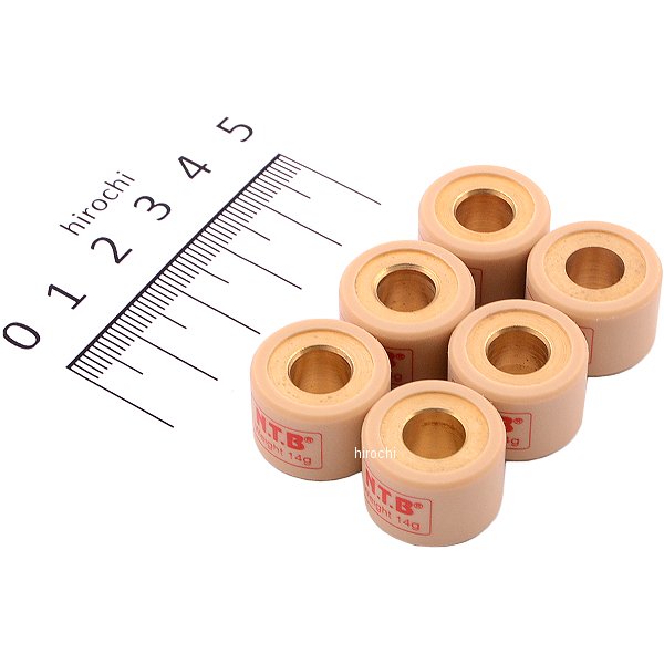 WH18-14 NTB ウエイトローラー 98年-02年 リード100 JF06 18φ×13 14.0g 1セット6個入り