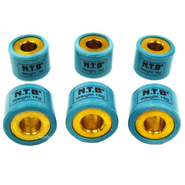 WHW18-15.0 NTB ウエイトローラー Dio110 JF58 φ18Ｘ14mm 15ｇ 1セット6個入り 22123-K44-V00/V80