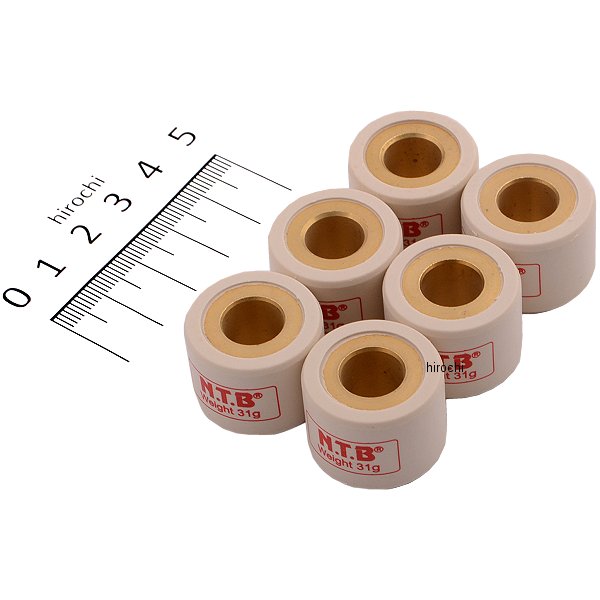 WS24-31 NTB ウエイトローラー 06年-07年 スカイウェイブ 24φ×18 31.0g 1セット6個入り