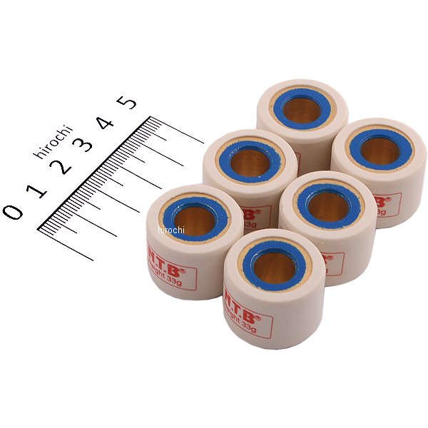 WS24-33 NTB ウエイトローラー 06年以降 ジェンマ、スカイウェイブ 24φ×18 33.0g 1セット6個入り