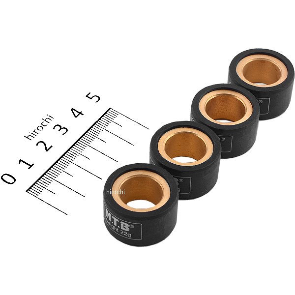 WY25-22 NTB ウエイトローラー 05年-07年 TMAX500 25φ×15 22.0g 1セット4個入り 5VU-17632-10