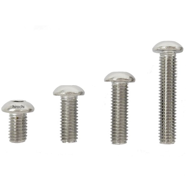 BCB06-015S NTB 六角穴付きボタンボルト (ボタンキャップボルト) M6-15 ピッチ1.0 六角穴4mm 10本入 ステンレス