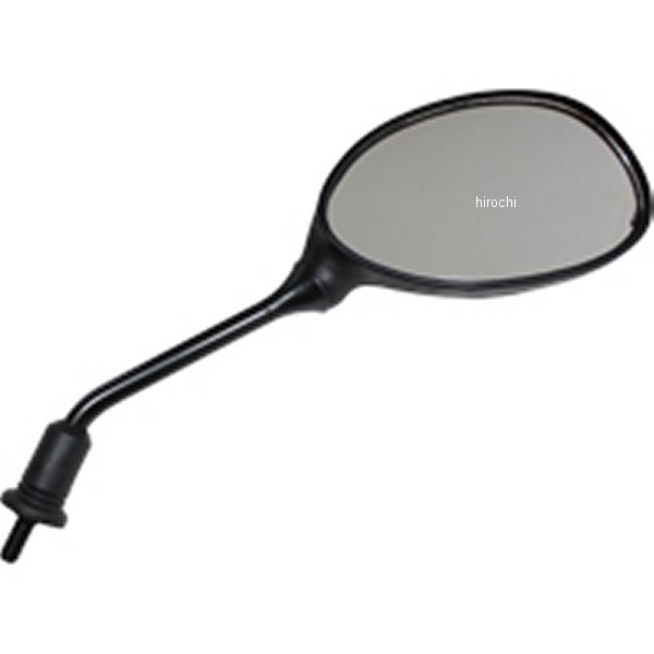 MR-103NR NTB ミラー 楕円型 黒 8mm逆ネジ 右側