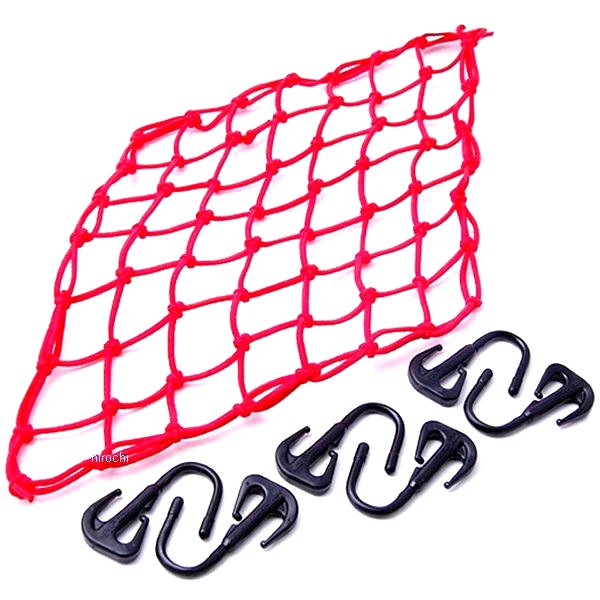 MF-4561 タナックス TANAX ツーリングネットＶ（Ｍ） 赤 30×30cm