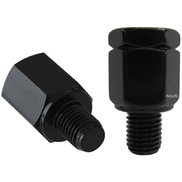 SH-10 タナックス TANAX ミラー 正ネジアダプター 2個入り ブラック 10mm逆ネジ→10mm正ネジ 10mm正ネジ→