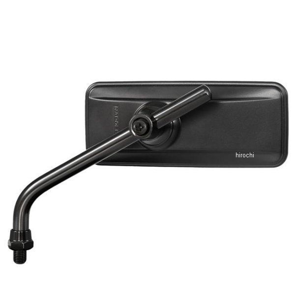 AVA-104-10 タナックス TANAX リトラミラー シルバー鏡 10mm 黒