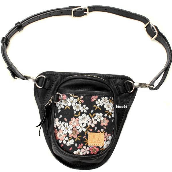 5S-W2K デグナー DEGNER チョークバッグ 黒 京桜