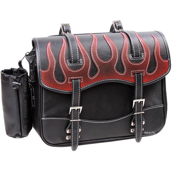 NB-1FV デグナー DEGNER ナイロンサドルバッグ ファイア ヴィンテージレッド