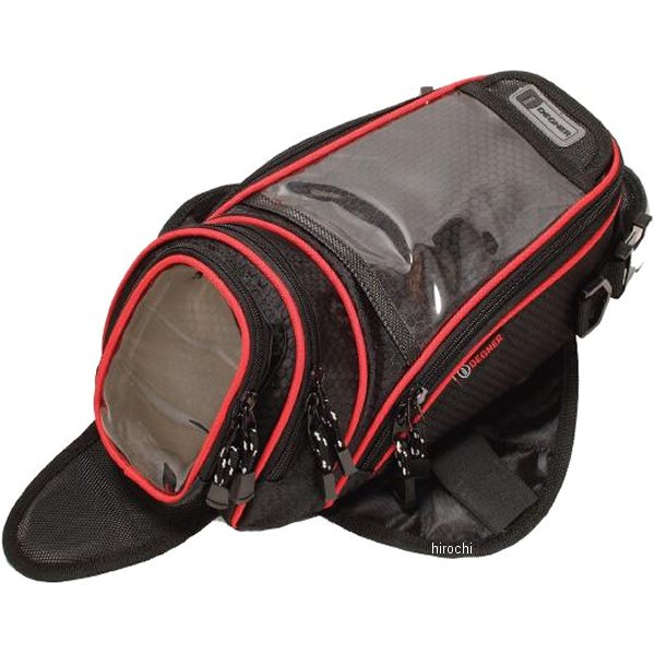 NB-5A デグナー DEGNER マグネット タンクバッグ 黒/赤パイピング