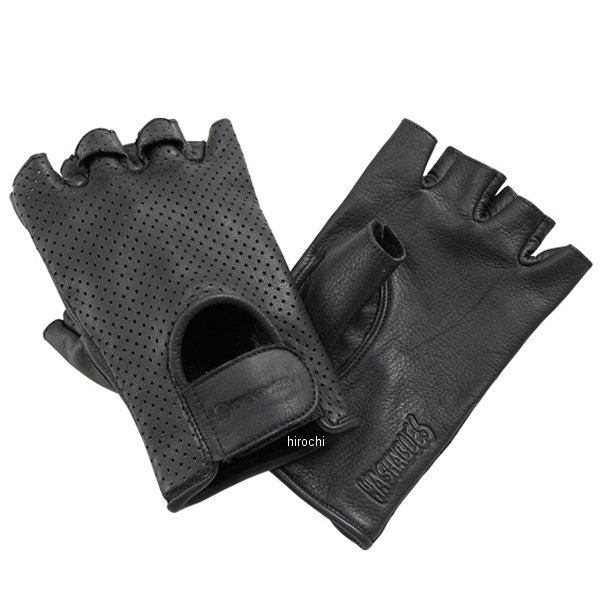 TG-28MH デグナー DEGNER メッシュハーフグローブ 黒 Lサイズ