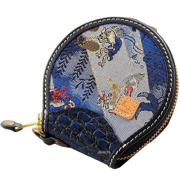 W-70K デグナー DEGNER 花山コインケース ネイビー 百鬼夜行