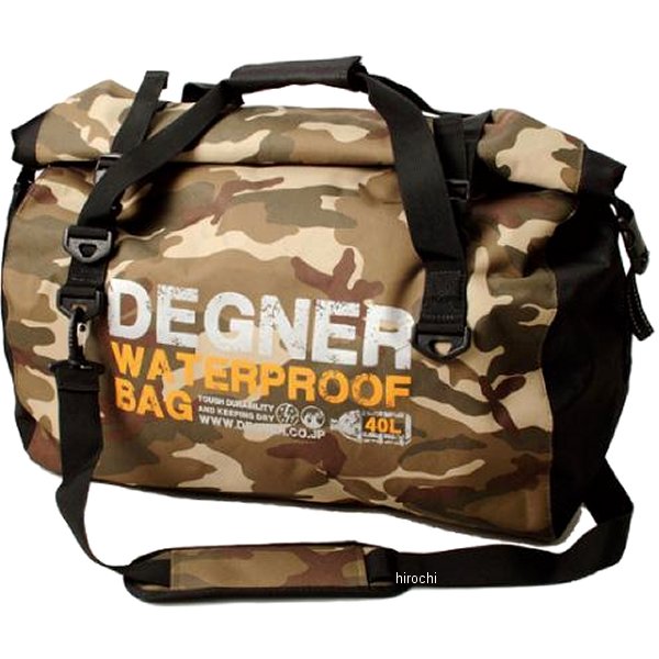 NB-115 デグナー DEGNER ウォータープルーフ ボストンバッグ カモ/黒