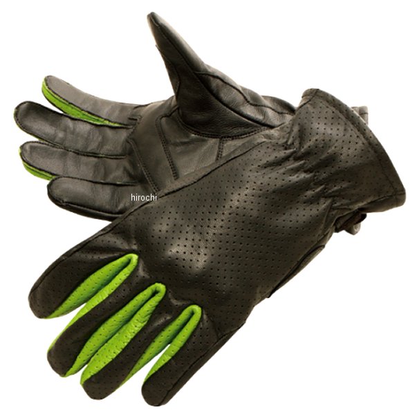 TG-30M デグナー DEGNER メッシュレザーグローブ ライムグリーン Sサイズ