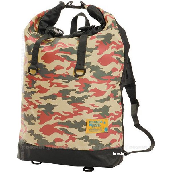 NB-122 デグナー DEGNER マルチプルレインバッグ レッドカモ