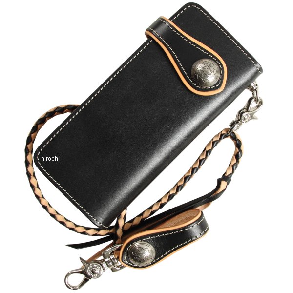 W-33A デグナー DEGNER コンビネーション ウォレット 黒/タン