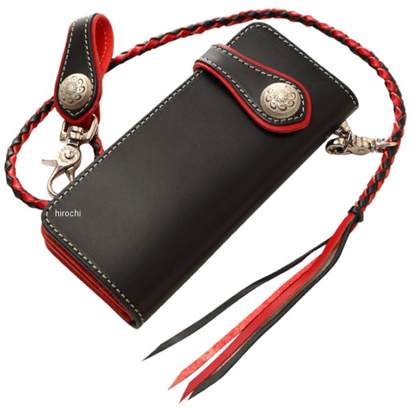 W-33A デグナー DEGNER コンビネーション ウォレット 黒/赤